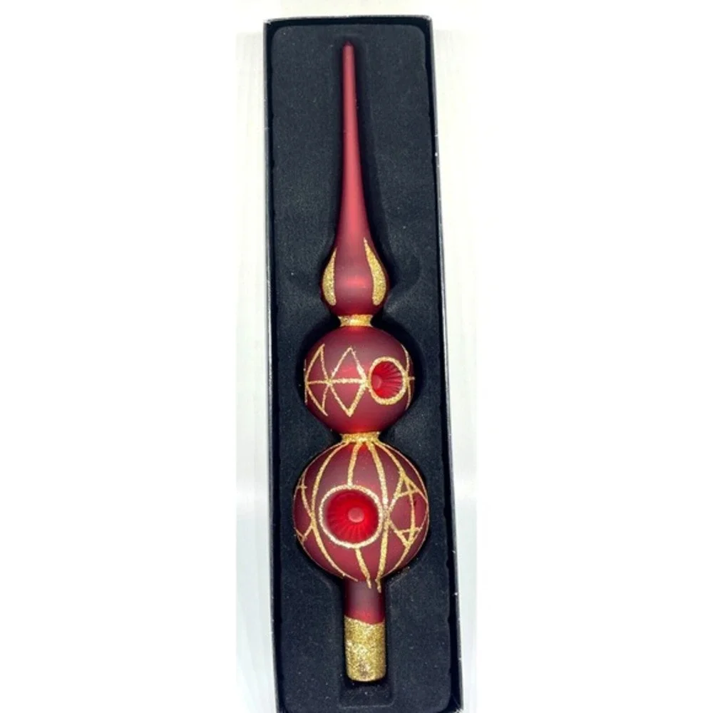 Glass Christmas Tree Topper 13
